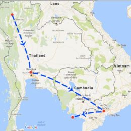 Travelling – Chiang Mai, Thailand to Phu Quoc, Vietnam